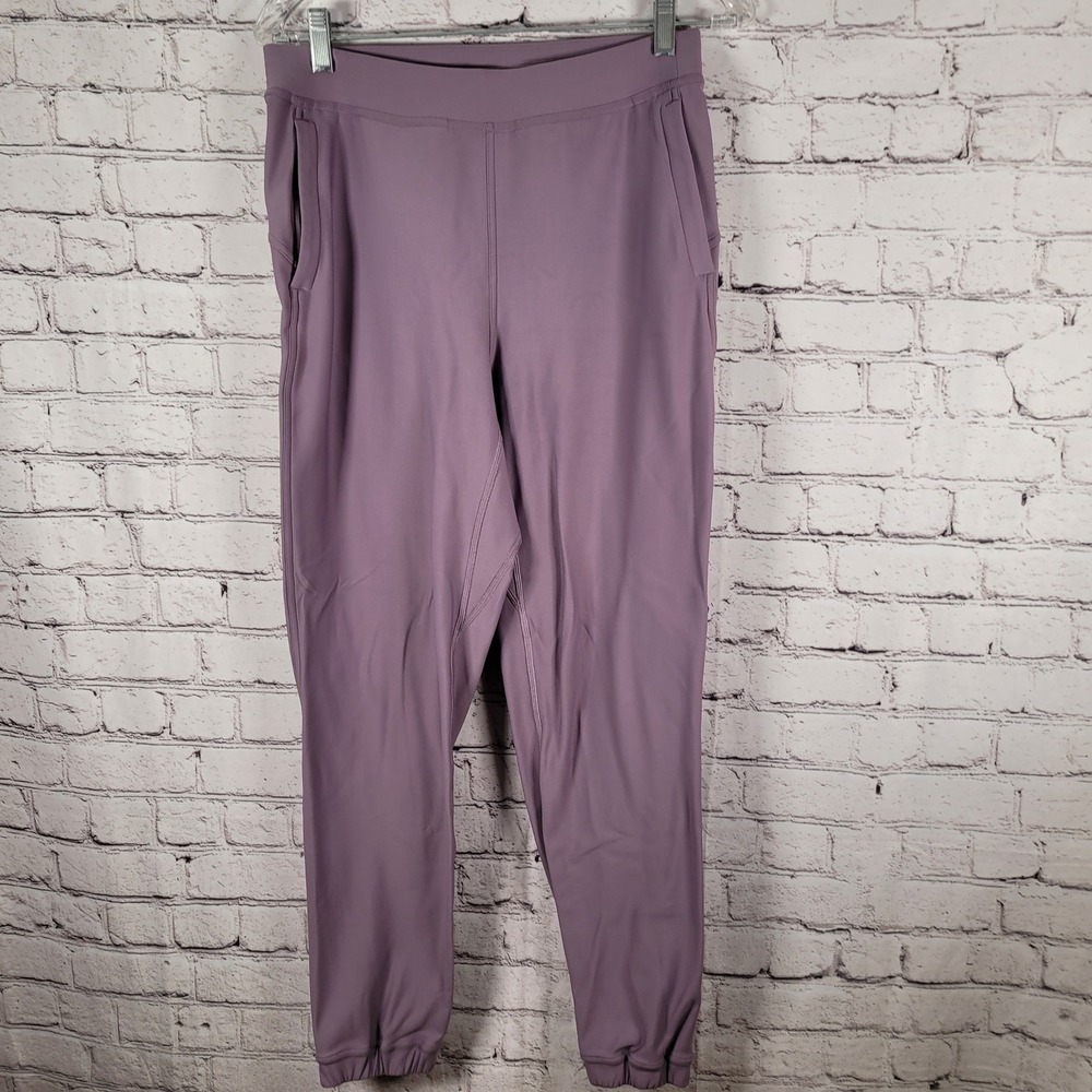 Lululemon Adaptive State Jogger Women 6 Purple Excellent Fleece Lined High Rise - Picture 2 of 8